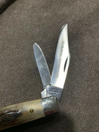 1979 Case XX 5292 SSP Bradford Centennial Texas Jack Knife Stag Handles 3