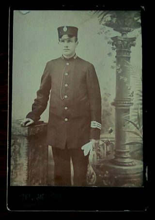 Identified Cabinet Photo Of Police Officer Walter Lewis By We Moore Of Sheffield