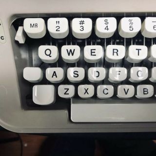 Vintage Underwood 319 Typewriter Gray With Cover Order 6