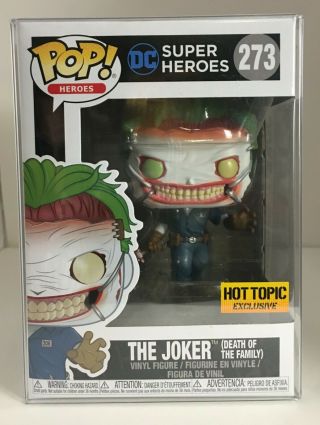 Funko Pop Dc Heroes: The Joker Death Of The Family Hot Topic 273 Confirmed
