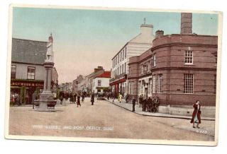 Sligo,  Wine Street & Post Office,  Co Sligo,  Ireland,  Colour Postcard,  C 1930 