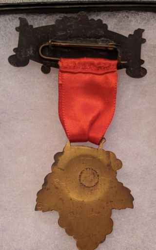 1924 Medal/Badge/Ribbon Firemen’s Assn York Fire Station Fredonia York 4