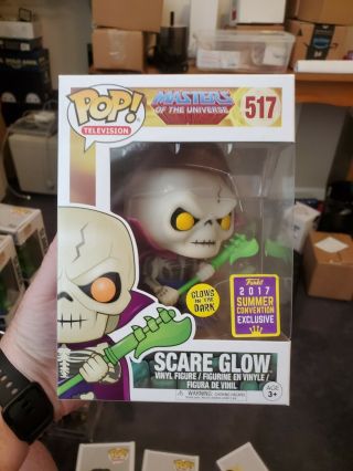 Scare Glow Funko Pop Gitd Sdcc 2017 Summer Con Exclusive Masters Of The Universe