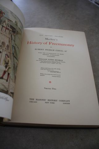 Mackey’s Revised History of Freemasonry,  by Robert Ingham Clegg,  6 volumes,  1921 6