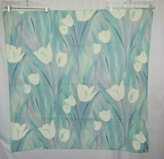 Vintage Tulip Mid Century 44 " Square Card Table Tablecloth