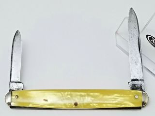 1920 - 40 Case Xx 92059 Senator Pen Knife 3 1/4 " Cracked Ice Handles