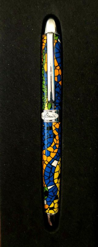 Acme Studio “mosaic” Roller Ball Pen W/case By Antoni Gaudi