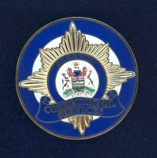 Obsolete - Alberta Correctional Services - Cap Badge