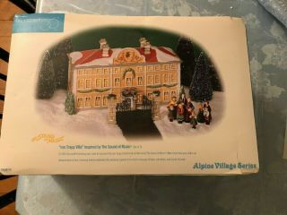 Dept.  56 Alpine Village Series 56178 - " Von Trapp Villa " (set Of 5) - Mib