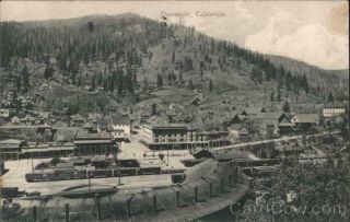 1908 Dunsmuir,  CA View of City Siskiyou County California Antique Postcard 2