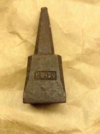 Antique Blacksmith / Jeweler Anvil Hardy Stake Stump
