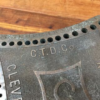 Vintage CTD Co.  No.  80 Drill Bit Holder Cleveland Twist Drill Numerical Index 3