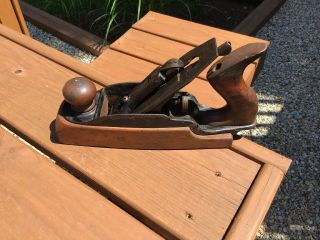 Vintage Fulton Tool Co.  Transitional Hand Plane,  Old Carpenters Tool 4