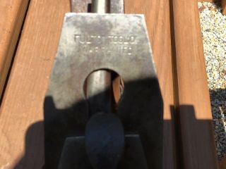 Vintage Fulton Tool Co.  Transitional Hand Plane,  Old Carpenters Tool 5