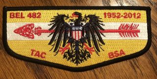Black Eagle Lodge 482 1952 - 2012 60th Anniversary Flap / Transatlantic Council