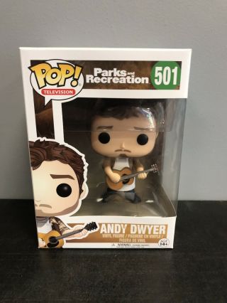 Funko Pop Andy Dwyer Parks And Rec Retired Vaulted Chris Pratt