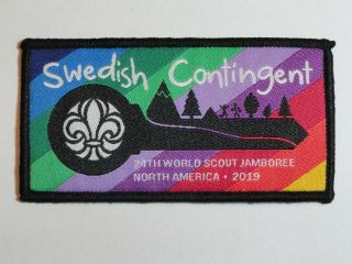 2019 World Jamboree Swedish Contingent Rectangle Sweden