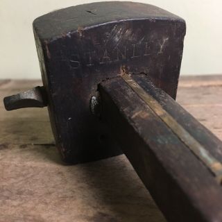 Vintage STANLEY Wood Mortise Marking Gauge Scribe Scratch Tool Wooden Metal 5
