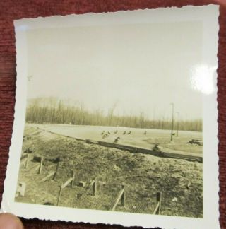 Vintage Photo Motorcycle Race 1940s Or 1950s,  Snapshot