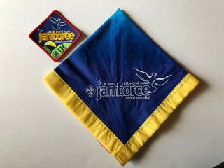 2007 World Jamboree Boy Scouts Neckerchief & Pocket Patch