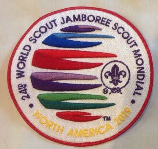 2019 World Boy Scout Jamboree Jacket Back Patch Bsa Usa Contingent Emblem Wsj