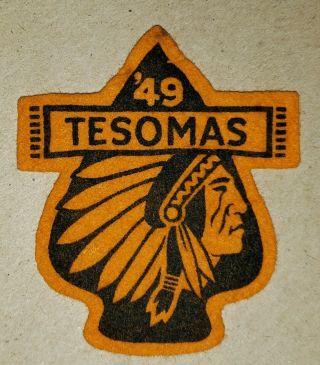 Samoset Council 1949 Camp Tesomas Felt Wisconsin