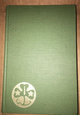 Rare Hardcover Book The Girl Scout Man 1970 First Edition Cameron Parks Signed