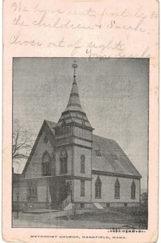 Mansfield Methodist Church 1910 Ma