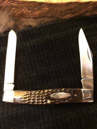 Case Xx 6275 10 Dot 1980 Moose Jigged Bone Folding Pocket Knife