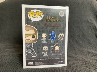 Game Of Thrones Beric Dondarrion NYCC 2018 Limited Edition Funko Pop 65 4