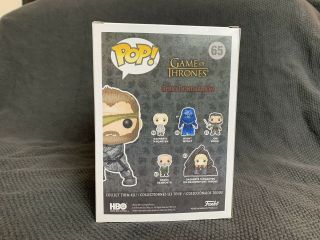 Game Of Thrones Beric Dondarrion NYCC 2018 Limited Edition Funko Pop 65 5