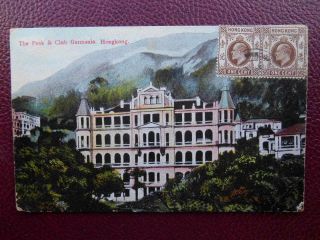 The Peak & Club Germania Hong Kong Vintage C1909 King Edward Vii Stamps