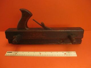 H.  S.  MORRIS Antique Wood Plane Planers Woodwork Molding Tool (18) 3