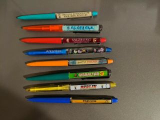 8 Vintage Float/floaty Pens