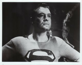 George Reeves As Superman 8x10 Black & White Publicity Photo