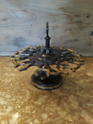 Antique Vintage Cast Iron Stand Rubber Stamp Holder - The Unit 3