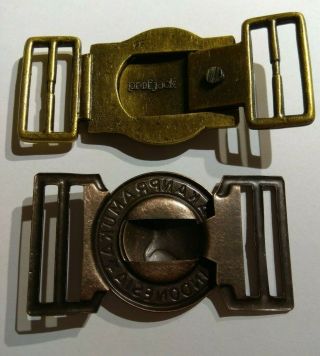 2 Scout belt buckles from Indonesia 2