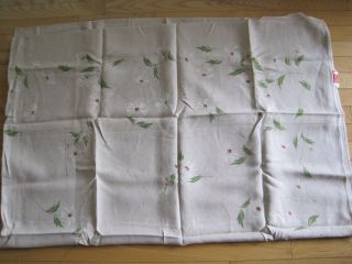 Vtg Hardy Craft Linen Tablecloth Daisies