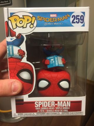 Funko Pop Spider - Man Upside Down Homecoming Marvel Walmart Exclusive
