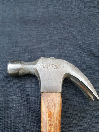Vintage Craftsman Small Claw Hammer 38128 - M - Usa Finishing Hammer 7oz -