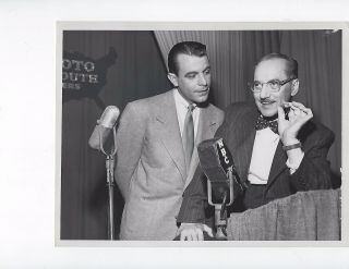 Vintage Groucho Marx " You Bet Your Life " B & W Photo