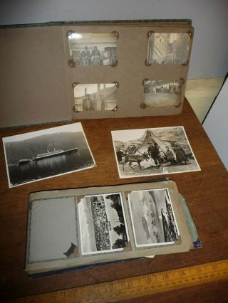 2 1920s Era Family Photo Albums - Norway / Fjords Cruise / Ss Orford Ship (3