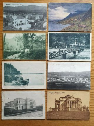 WW1 Passed by Censor / Field Post Office Postcard x23 Various Italy Scenes 1918 3