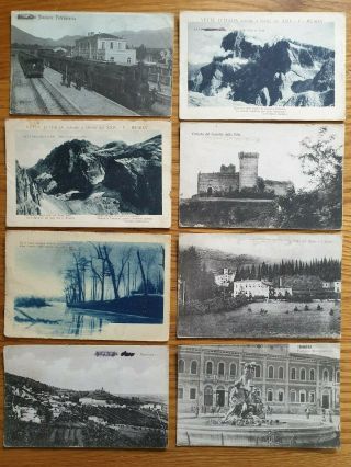 WW1 Passed by Censor / Field Post Office Postcard x23 Various Italy Scenes 1918 5