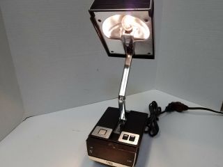 Vintage Folding Desk Lamp Digital Alarm Clock 5500a Cosmo Time Lamp