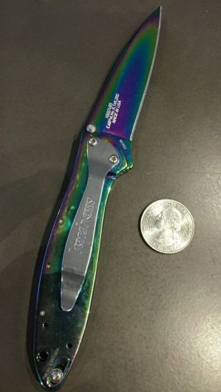 Kershaw 1660vib Leek Folding Knife With Speedsafe