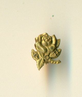 Vintage Alpha Omicron Pi Sorority Rose Gold Mother? Pin - Wow