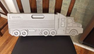 Rare Allied Semi Truck Shaped Plastic Molded Toolbox Complete