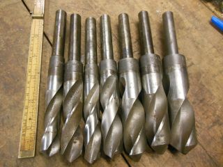 vintage large size twist drill bits 5/8 