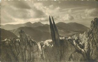 Real Photo Postcard Mountains Landscape To Identify Austria Germany ?